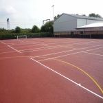 Sports Court Colour Coating in South Yorkshire 2