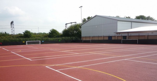 Sports Court Repair in Derbyshire