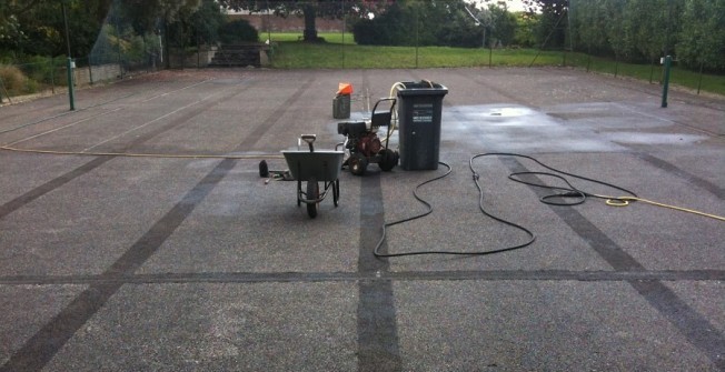 Sports Court Cleaning in Stirling