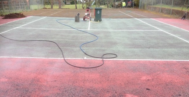 Tennis Court Cleaning in Renfrewshire